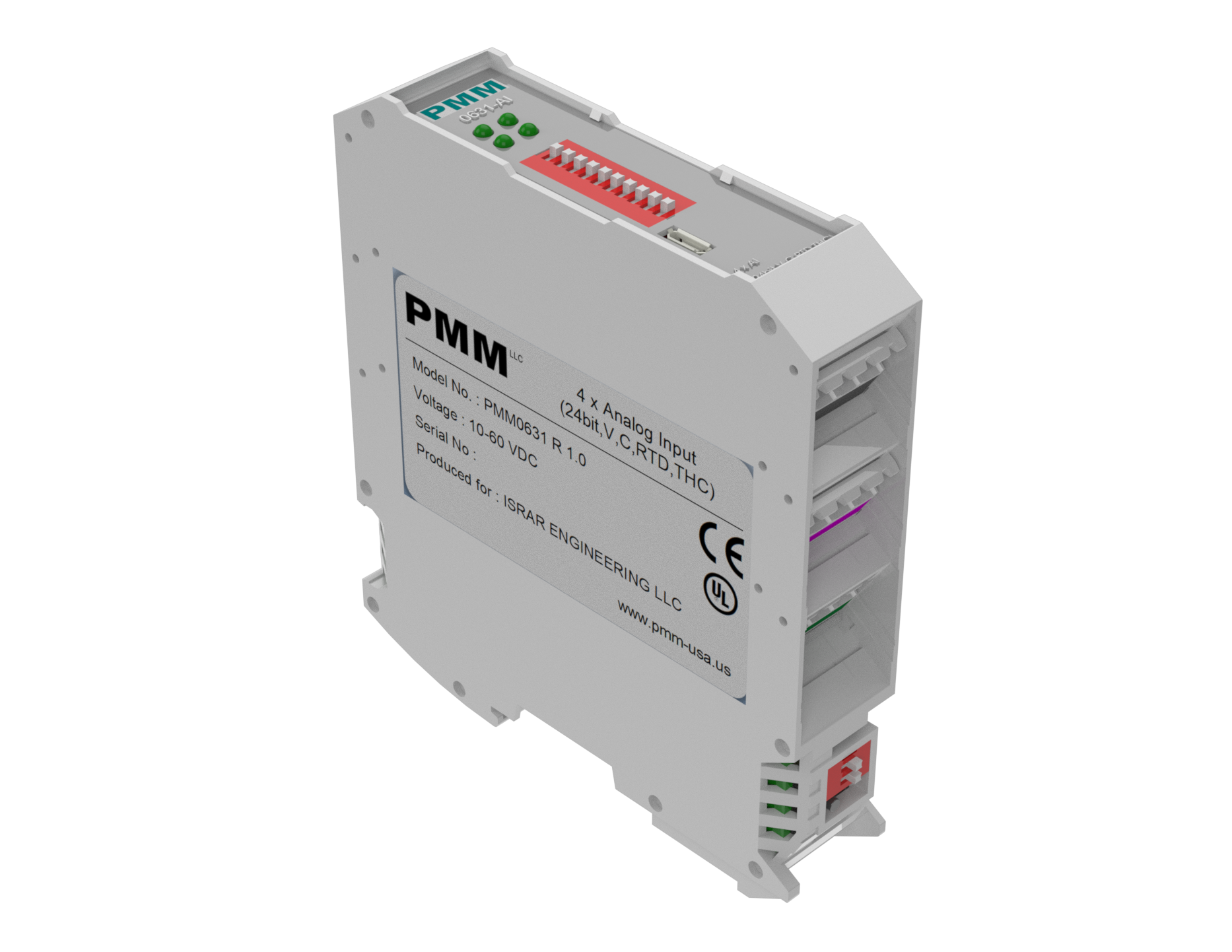 PMM0631 - (4 - 52) x AI (24bit,V,C,RTD,THC)